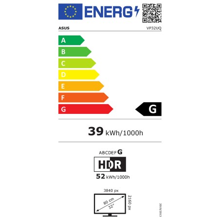 écran ASUS 32" LED - VP32UQ - 4K ( 60 Hz )