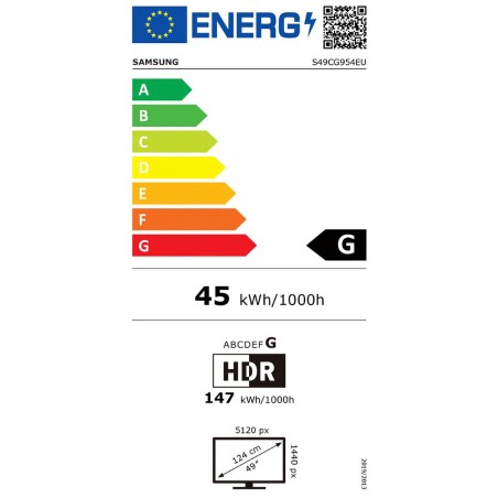 Ecran SAMSUNG 49" LED - Odyssey G95C S49CG954EUXEN - 5K ( 240 HZ)