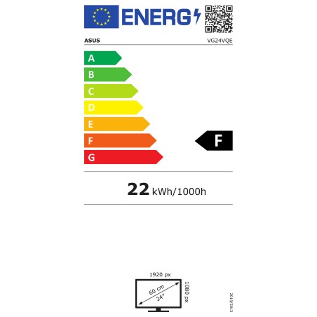 Ecran ASUS 24" LED -  TUF VG24VQE - FHD ( 165 Hz )