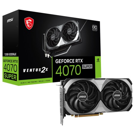 carte graphique MSI GeForce RTX 4070 SUPER 12G VENTUS 2X OC