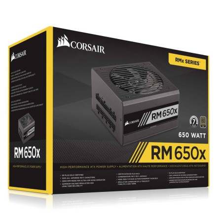 Alimentation Modulaire CORSAIR RM650x  -  80PLUS GOLD