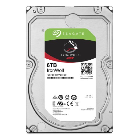 Disque Dur 3.5"  SEAGATE IronWolf   -   6 To