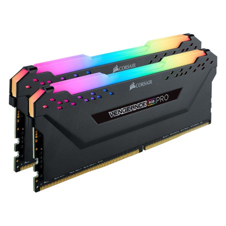 mémoire CORSAIR Vengeance Pro RGB Series 16 Go (2x 8 Go) DDR4 3600 MHz CL18   (noir)